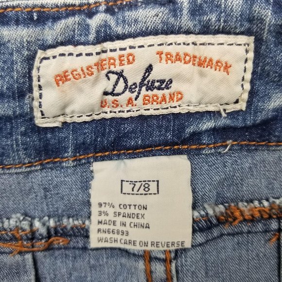 Defuse Denim Pleated Skirt Size 7/8 - Picture 3 of 9